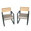 Charles Bentley Polywood and Extrusion Aluminium Pair of Chairs