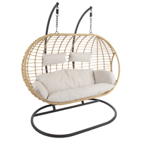 Double Hanging Swing Chair – Natural